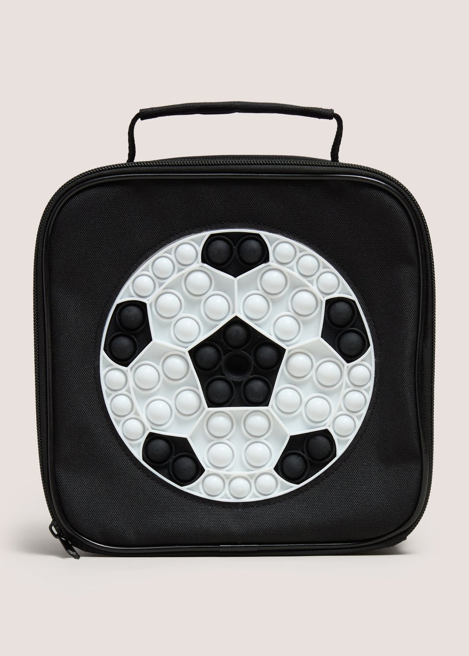 Black Football Lunch Bag & Snack Box