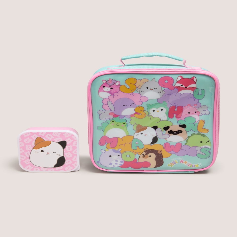 Pink Squishmellow Lunch Bag & Snack Box