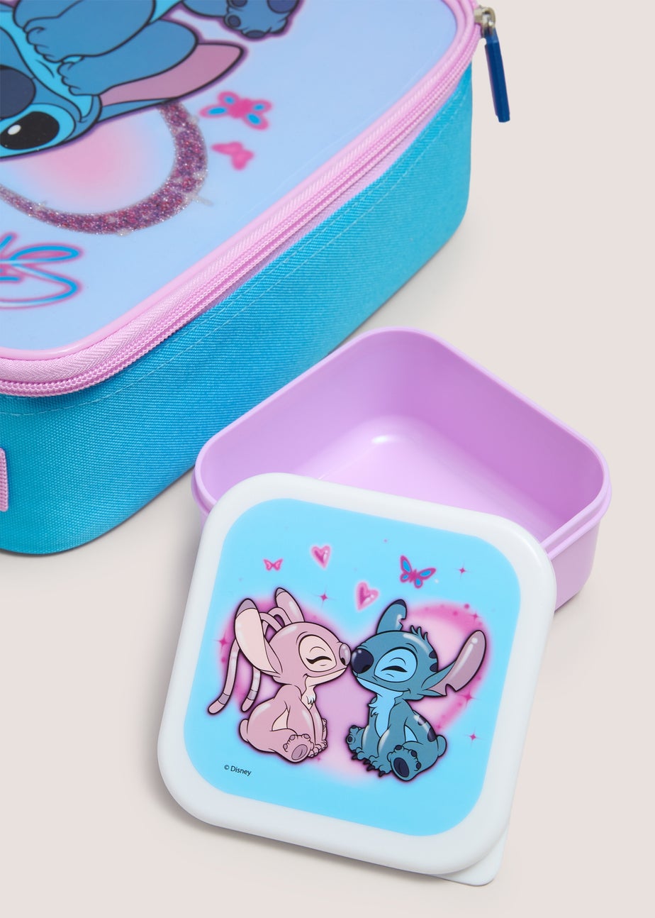 Disney Purple Stitch Lunch Bag & Snack Pot