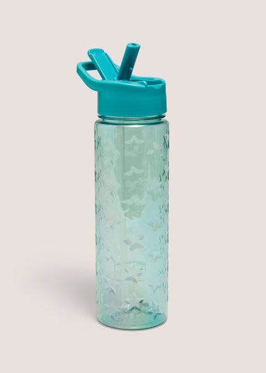 Blue Star Embossed Water Bottle