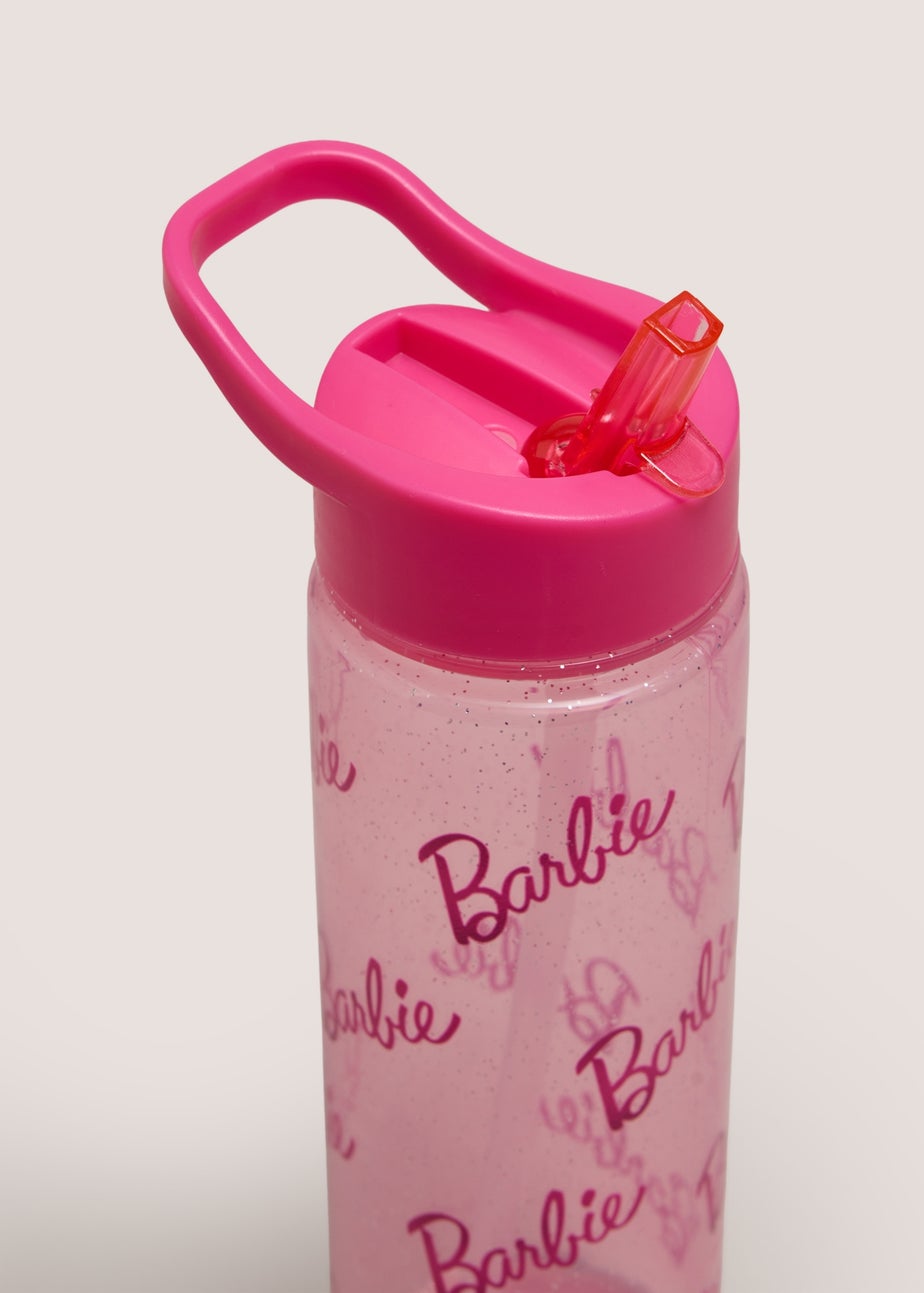 Barbie Kids Pink Water Bottle