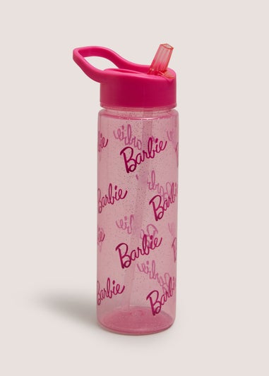 Barbie Kids Pink Water Bottle