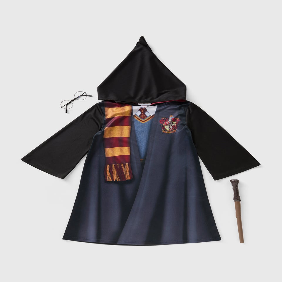 Kids Black Harry Potter Costume (5-12yrs)