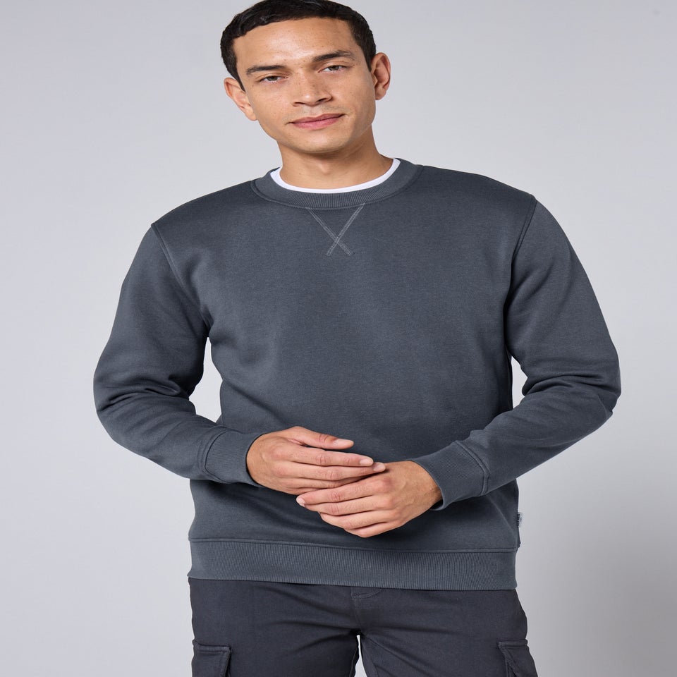 Charcoal Crew Neck Sweatshirt