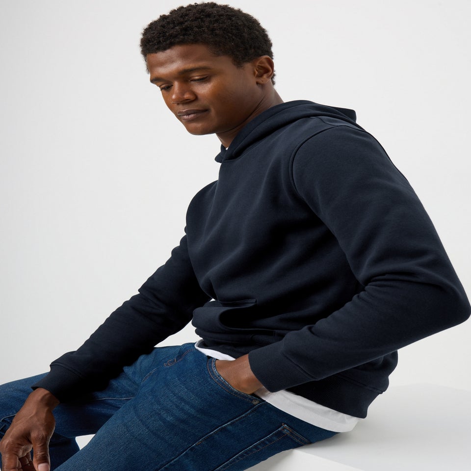 Navy Overhead Hoodie