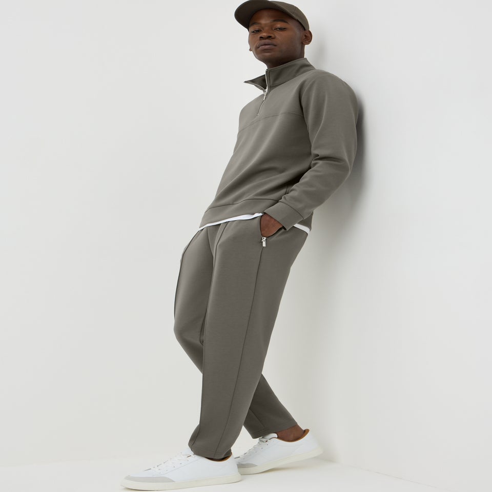 Khaki Tapered Co Ord Joggers