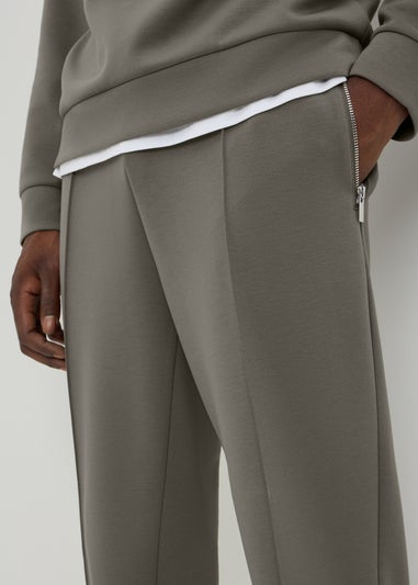 Khaki Tapered Co Ord Joggers