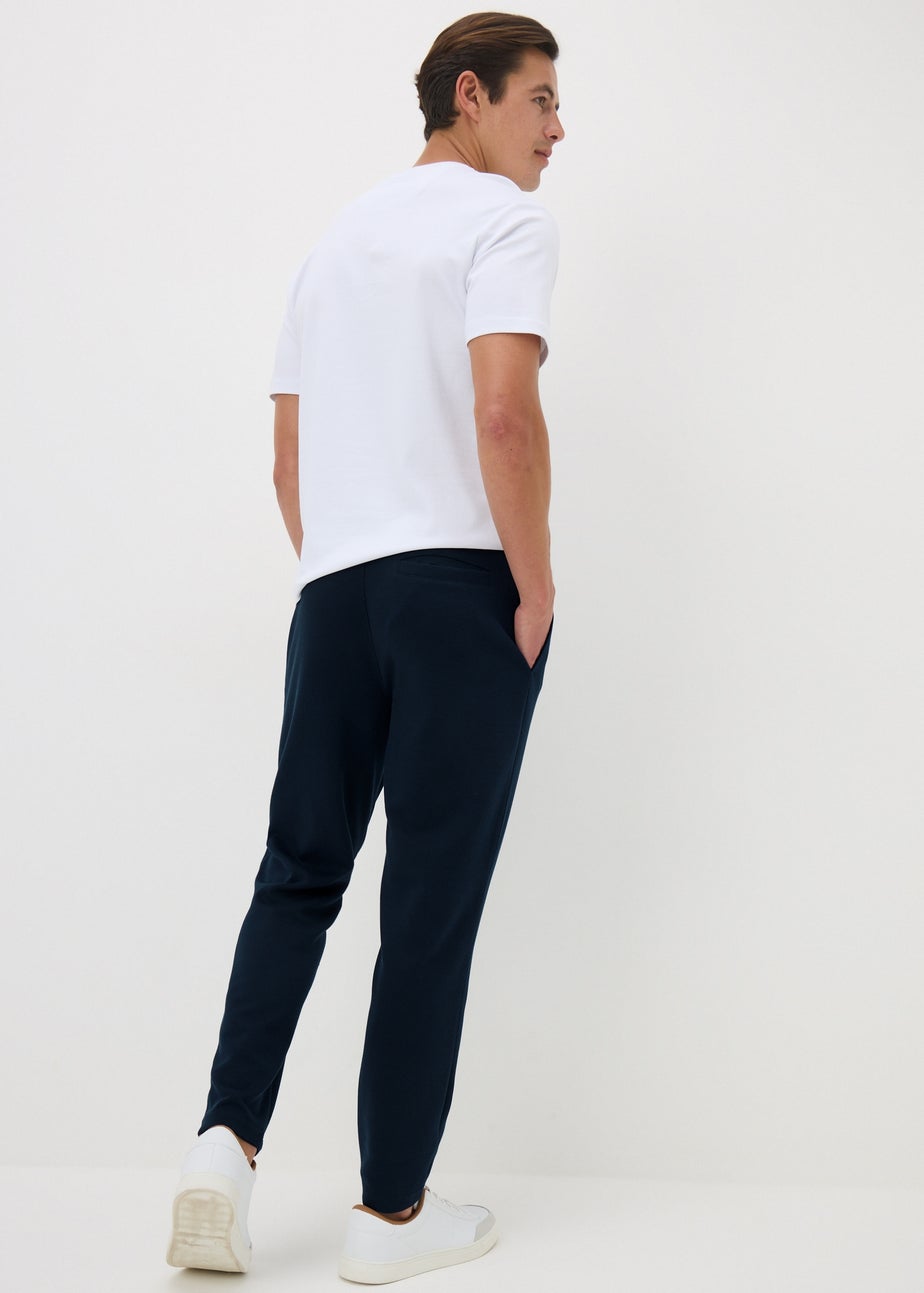 Navy Tapered Co Ord Joggers