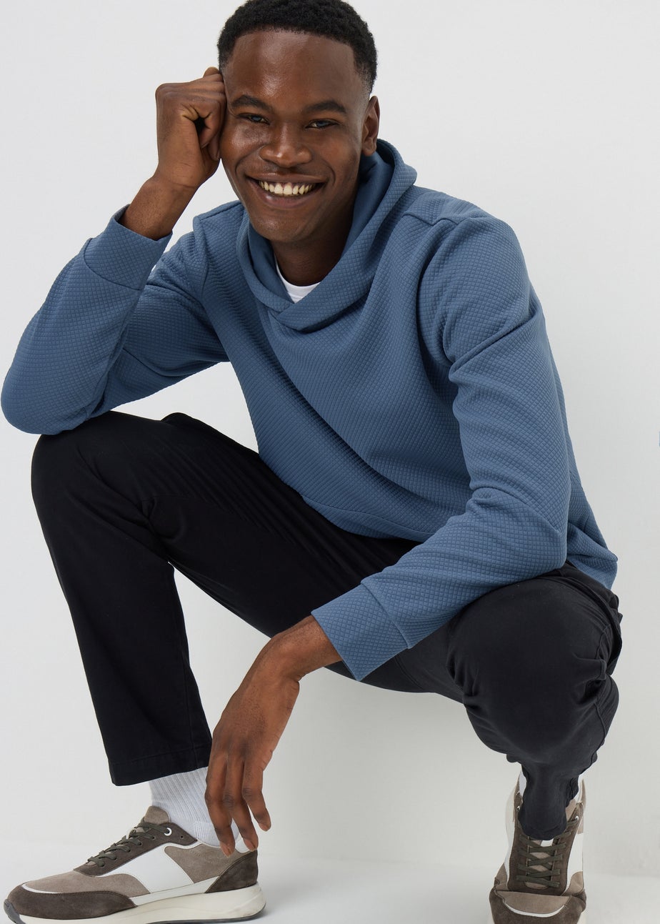 Blue Smart Quilt Hoodie