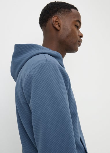 Blue Smart Quilt Hoodie