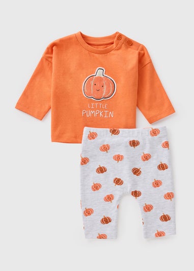 Baby Orange Top & Legging Set (Newborn-23mths)