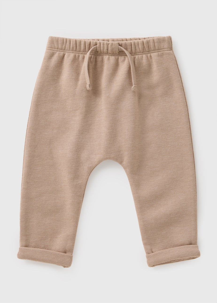 Baby Beige Jogging Bottoms (Newborn-23mths)