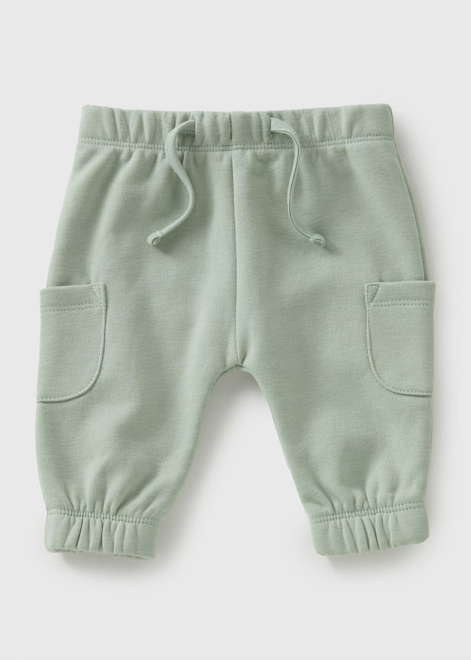 Baby Sage Cargo Jogging Bottoms (Newborn-23mths)