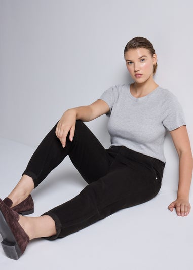 Black Paperbag Jeans