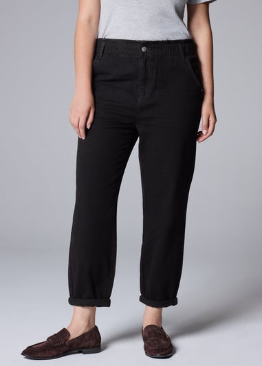 Black Paperbag Jeans
