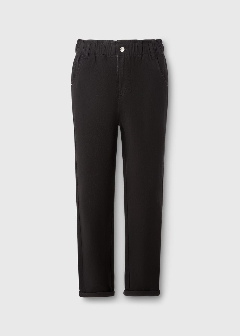 Black Paperbag Jeans