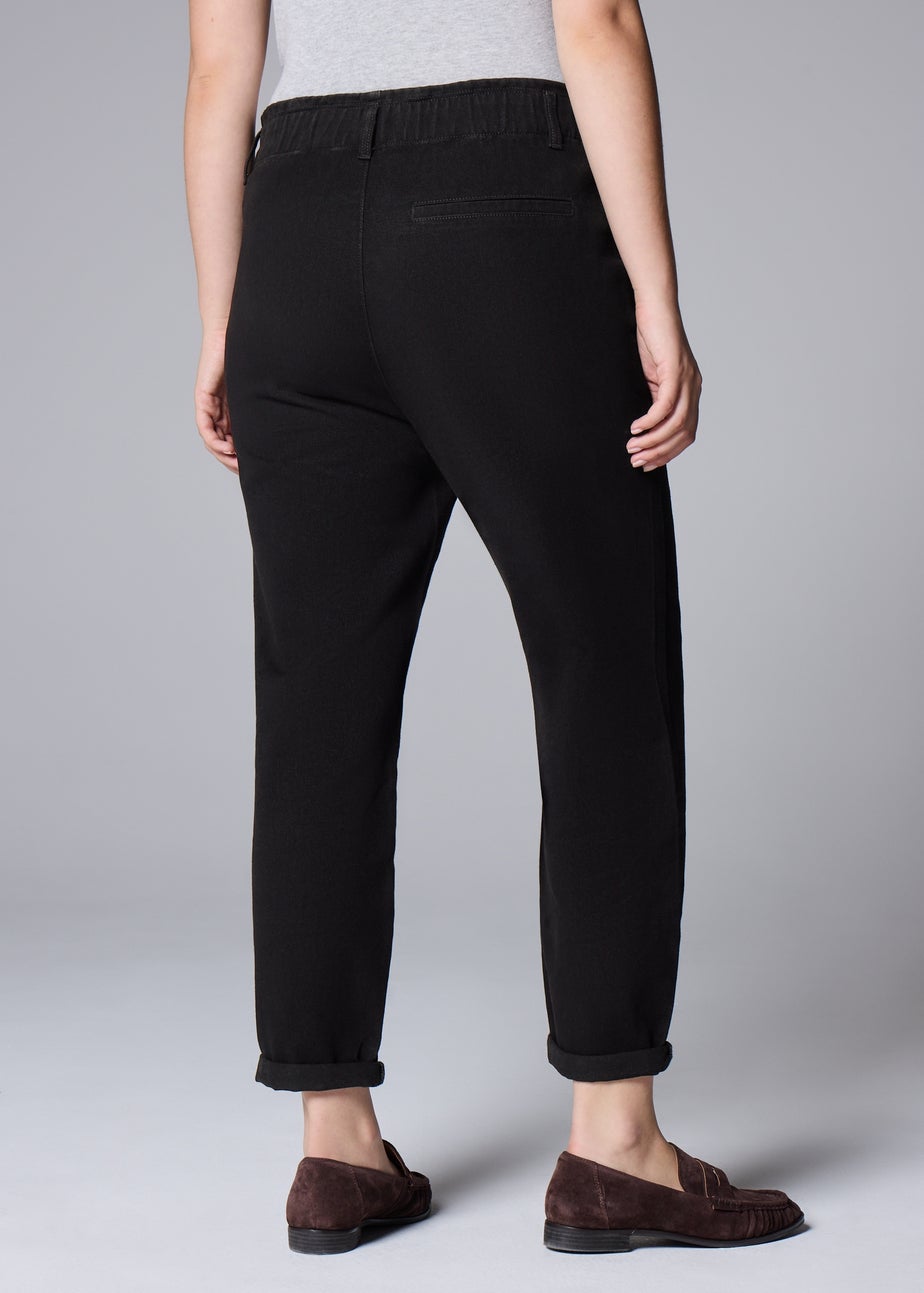 Black Paperbag Jeans