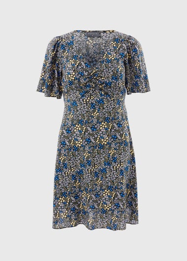 Multicolour Ditsy Floral Mini Dress
