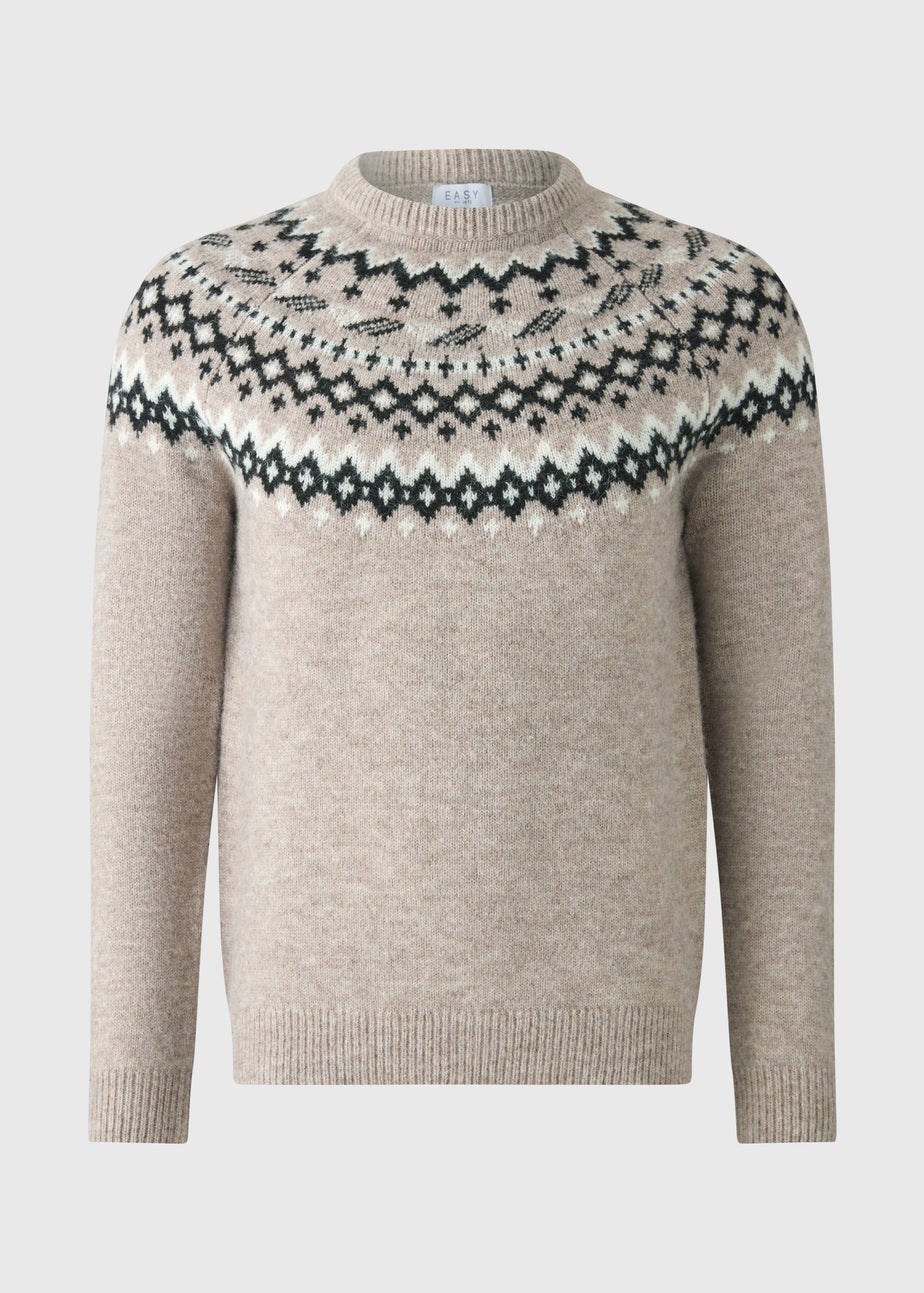 Stone Patterned Christmas Jumper