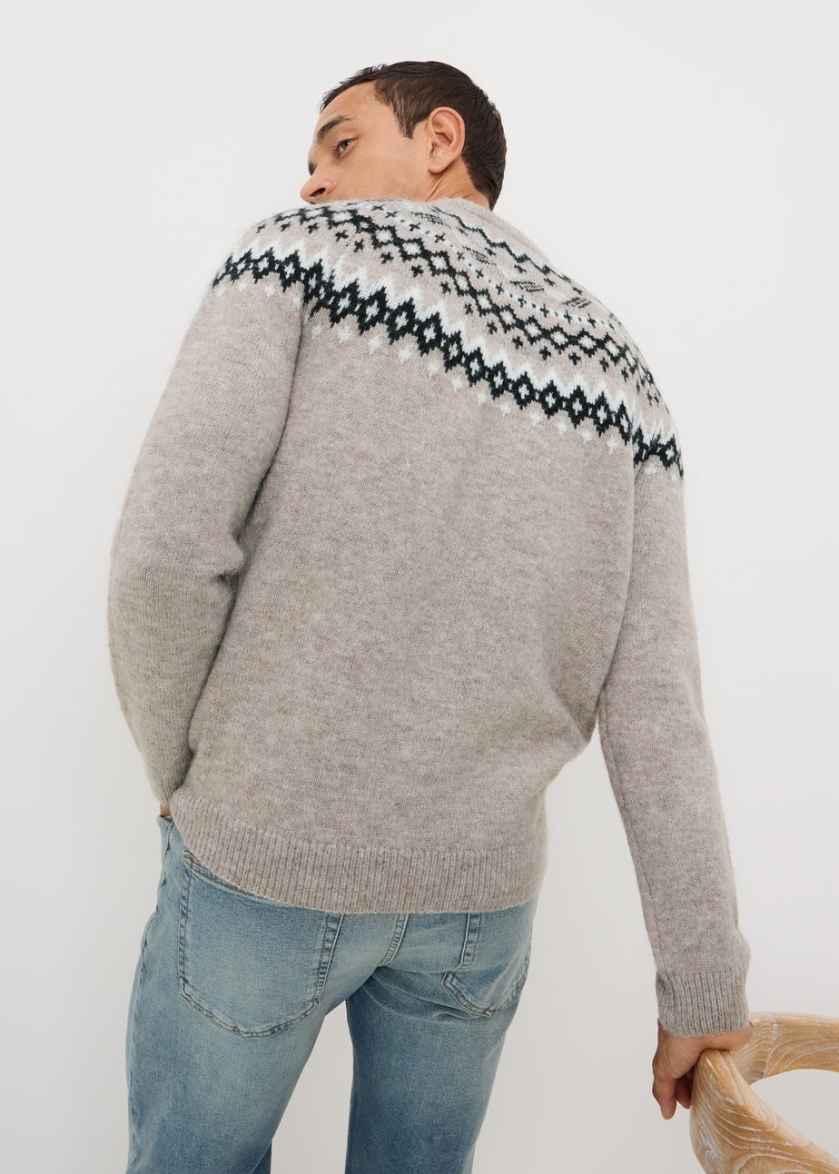 Stone Patterned Christmas Jumper