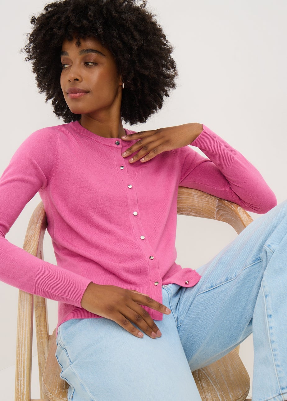Bright Pink Super Soft Cardigan