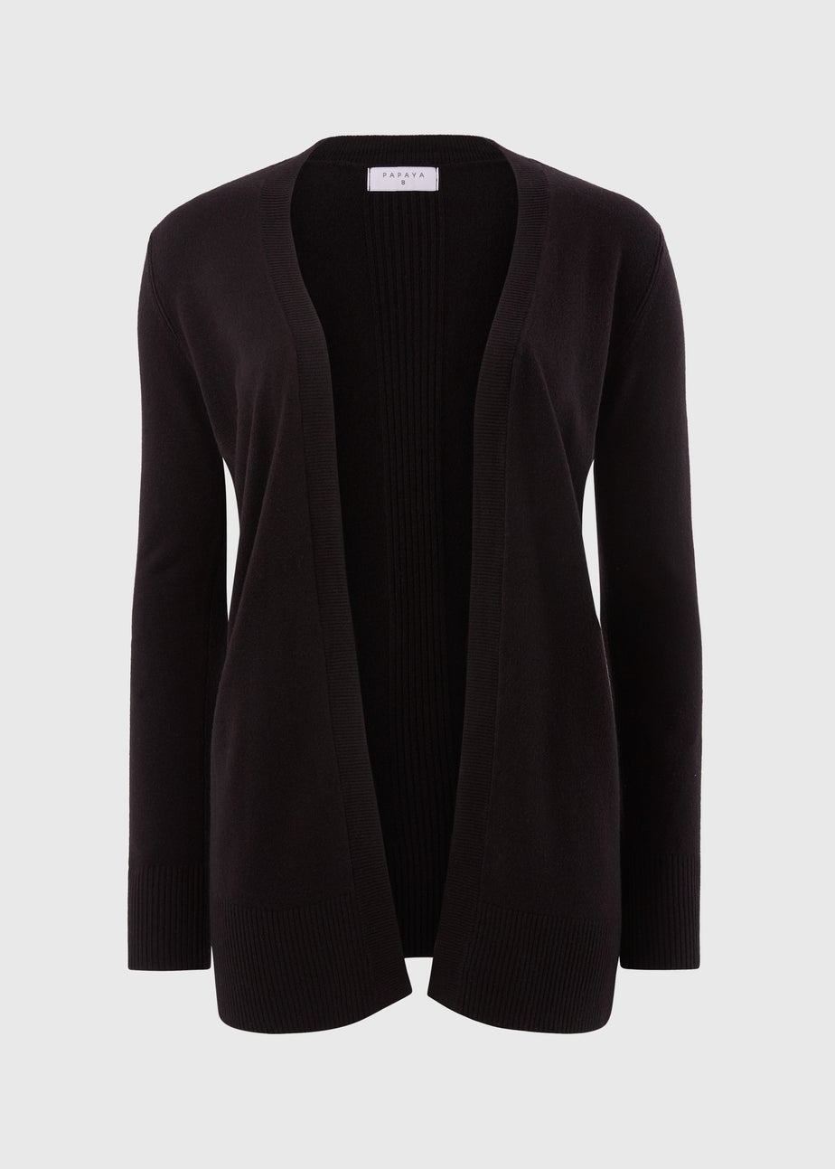 Black Longline Cardigan