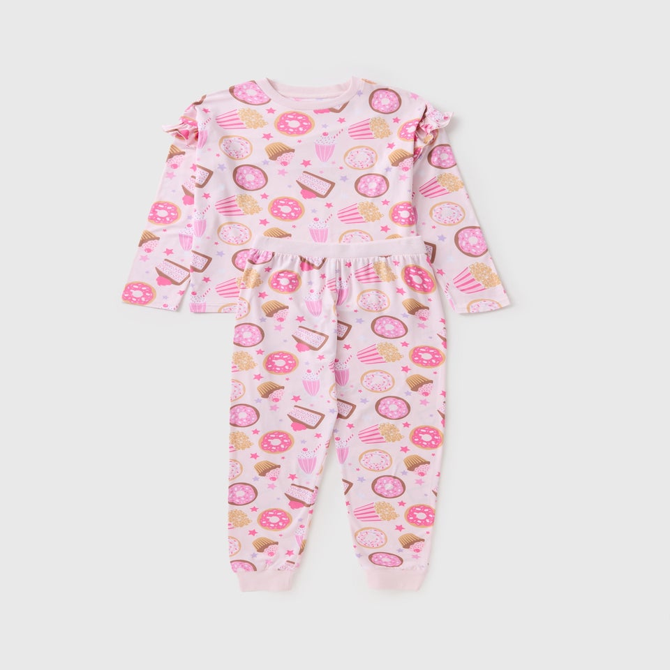 Girls Sweet Treats Soft Touch Pyjama Set (7-13yrs)