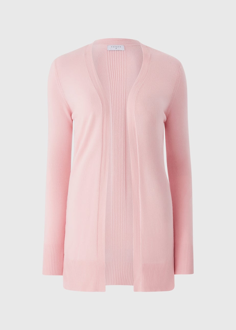 Pale Pink Longline Cardigan