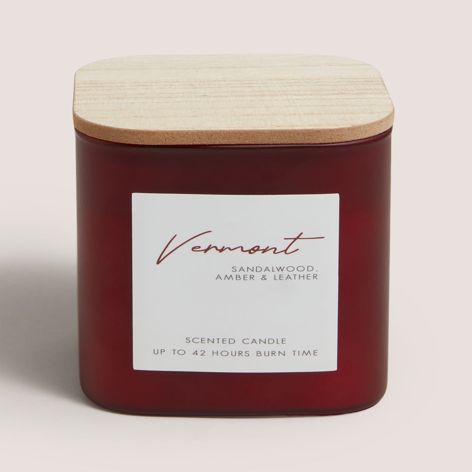 Burgundy Vermont Candle