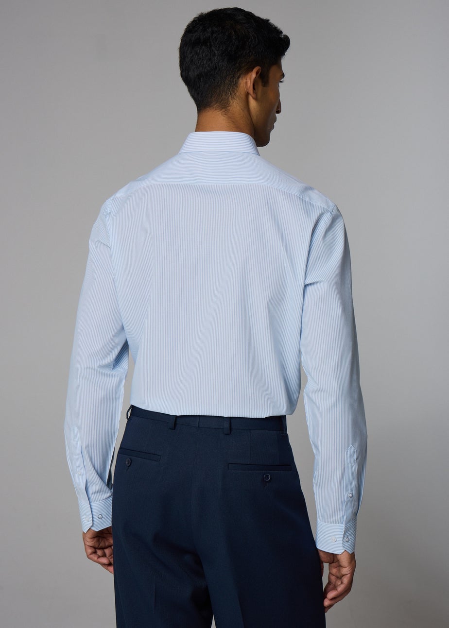 Taylor & Wright 3 Pack Blue Regular Easycare Shirts