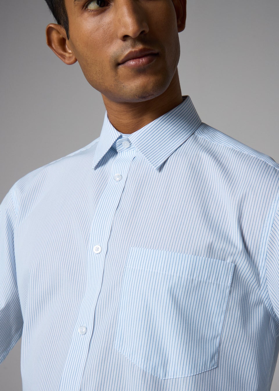 Taylor & Wright 3 Pack Blue Regular Easycare Shirts