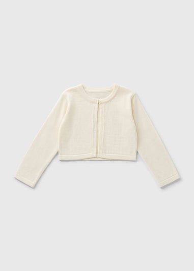Girls Cream Cardigan (1-7yrs)