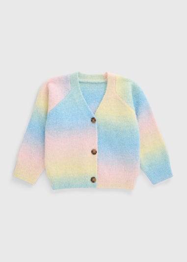 Girls Rainbow Ombre Cardigan (1-7yrs)