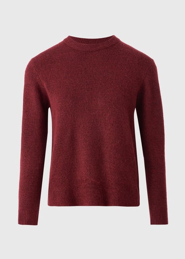 Burgundy Knit Jumper