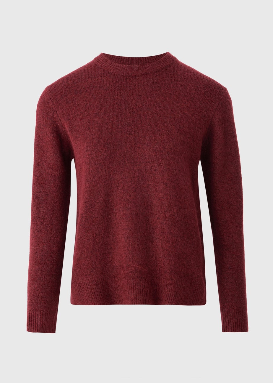 Burgundy Knit Jumper