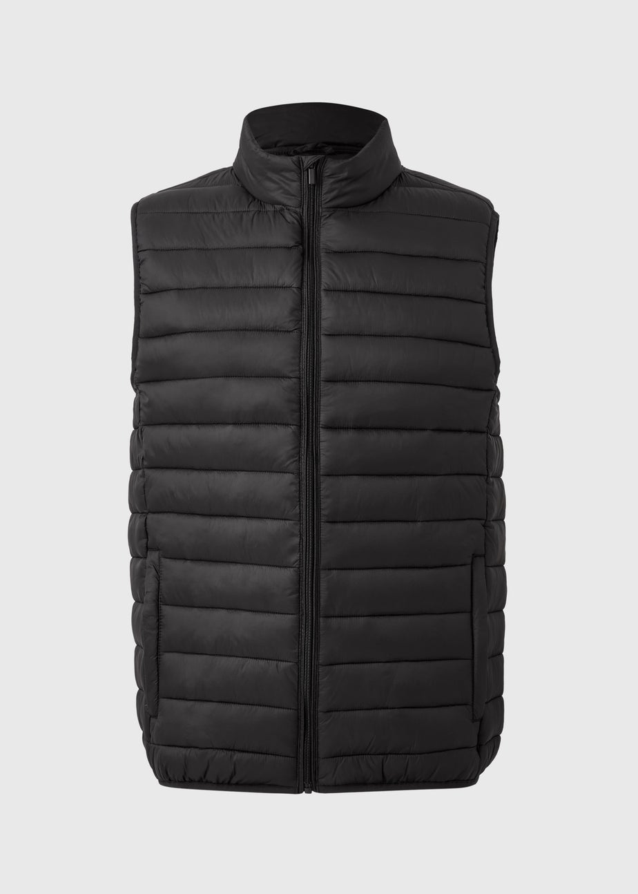 Showerproof Black Puffer Gilet