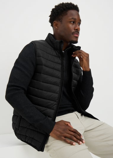 Showerproof Black Puffer Gilet