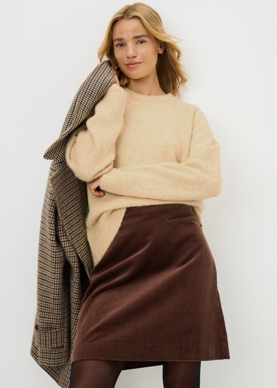 Yellow Oversized Fluffy Jumper