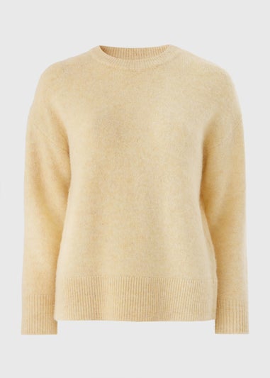 Yellow Oversized Fluffy Jumper