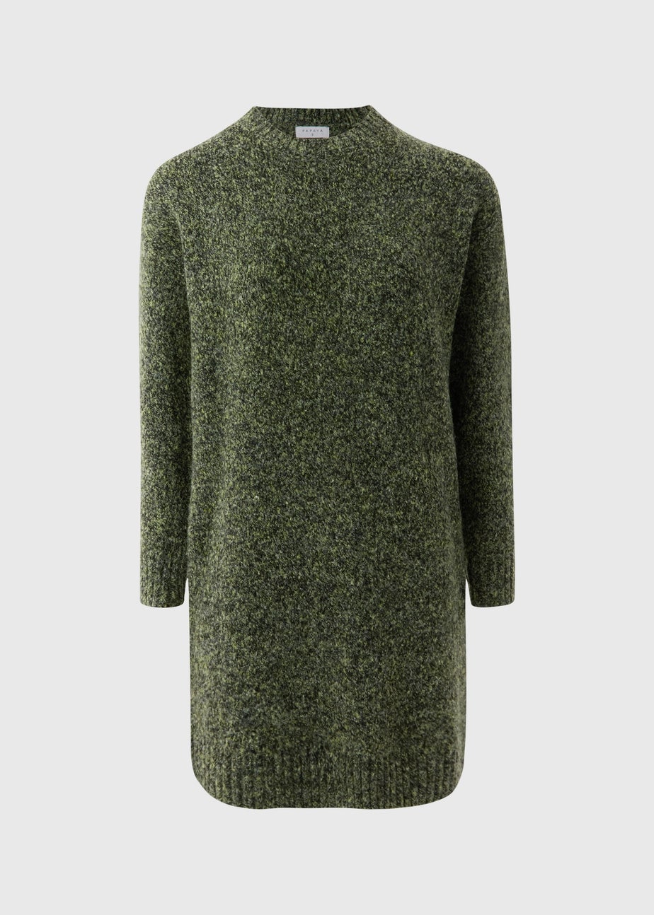 Green Knitted Dress