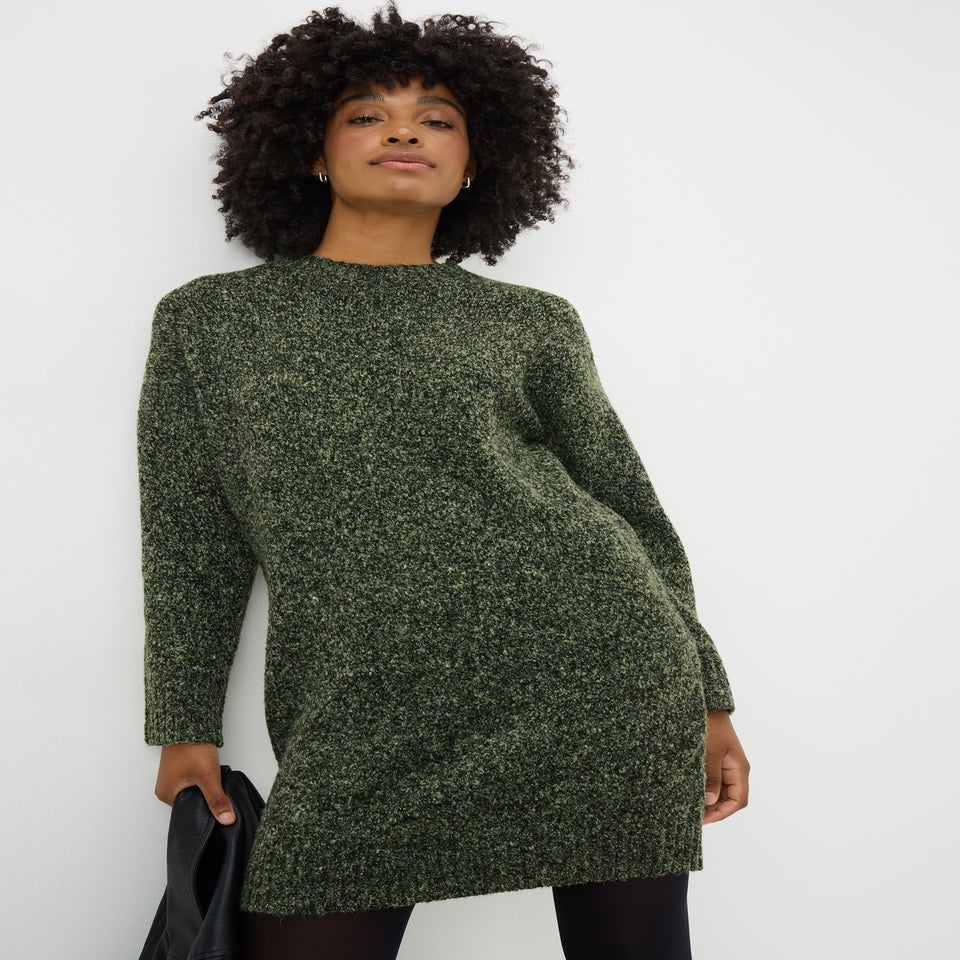Green Knitted Dress