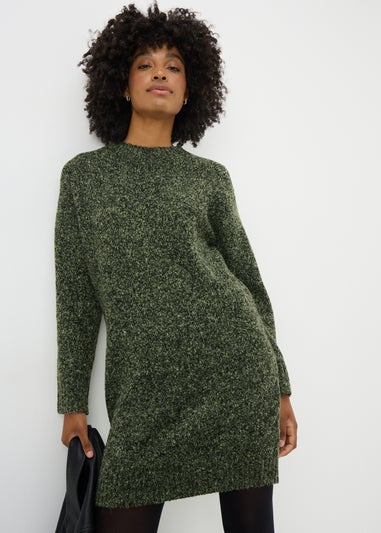 Green Knitted Dress