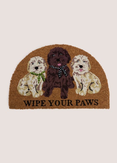 Cockapoo Semi Circle Doormat