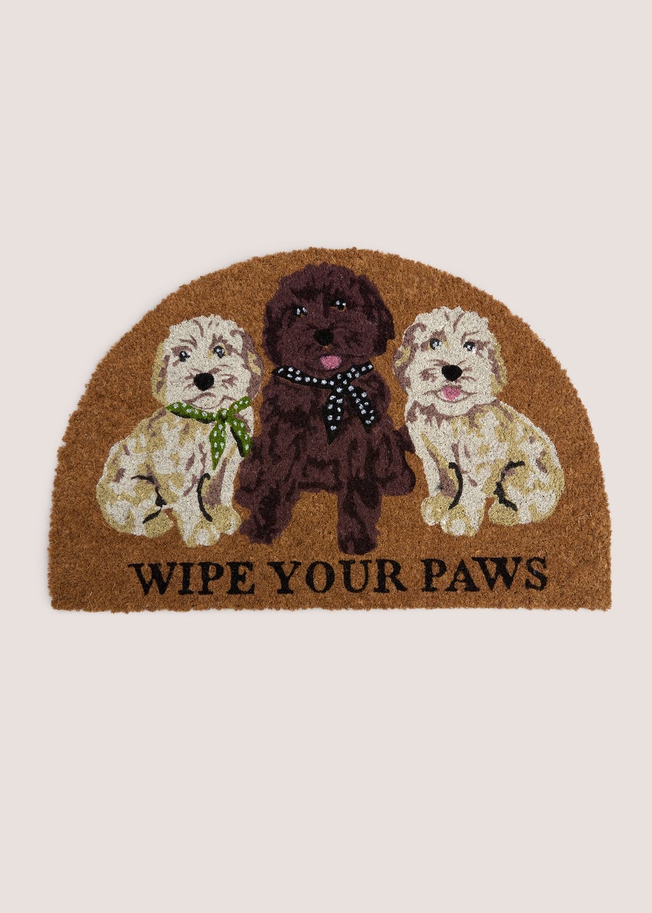 Cockapoo Semi Circle Doormat
