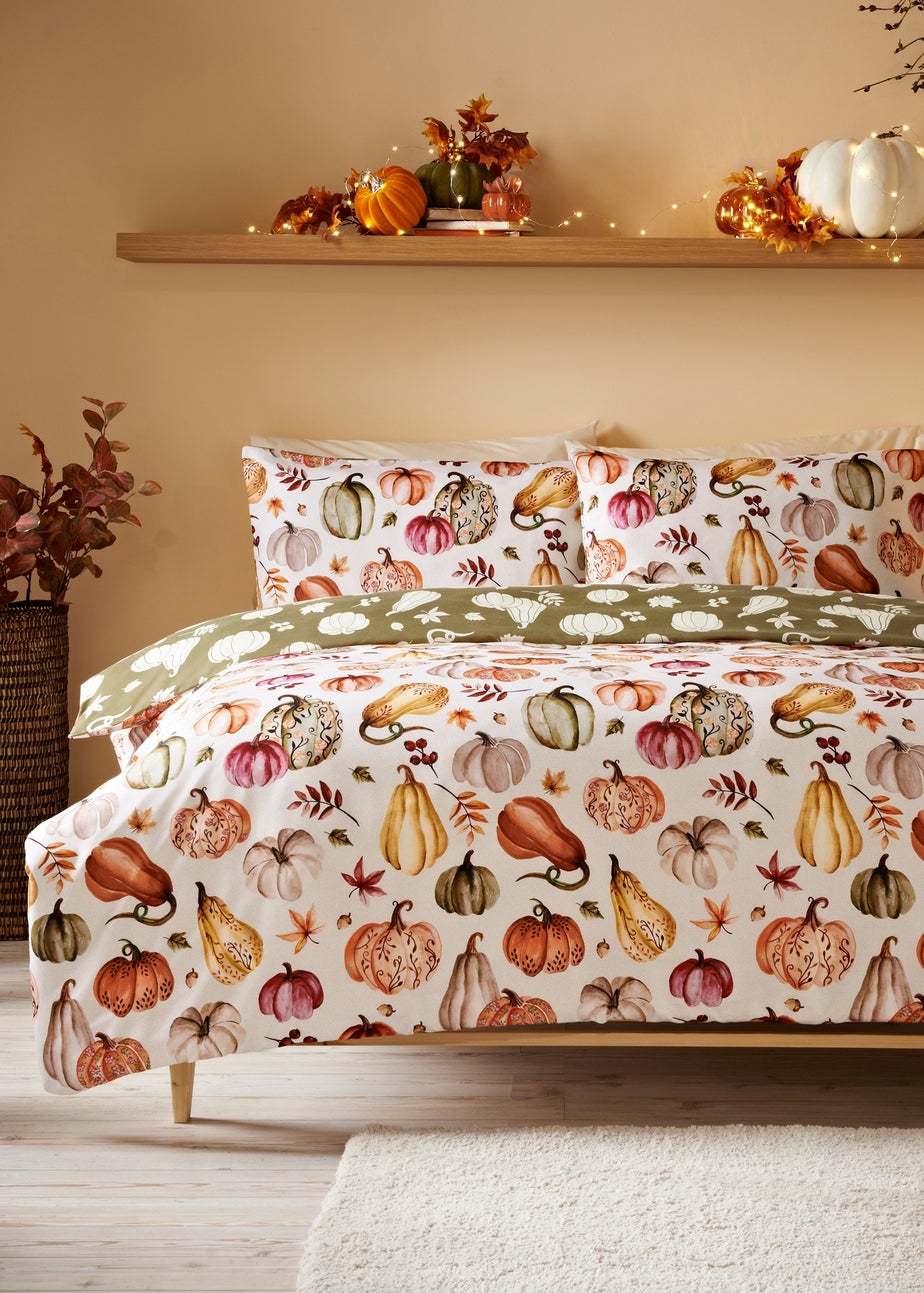 Multi Colour Pumpkin Duvet Set