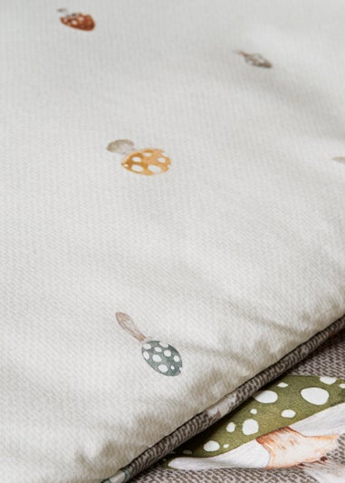 Grey Mushroom Duvet Set