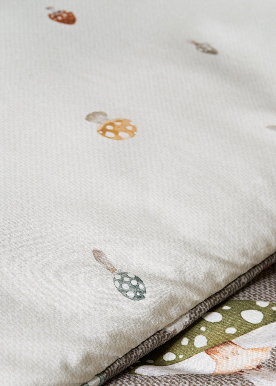 Grey Mushroom Duvet Set