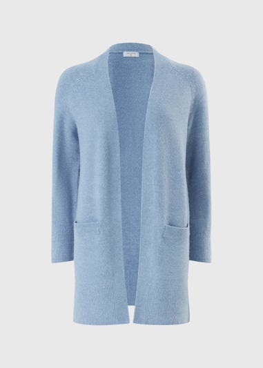 Women's Statement Denim Blue Cardigan