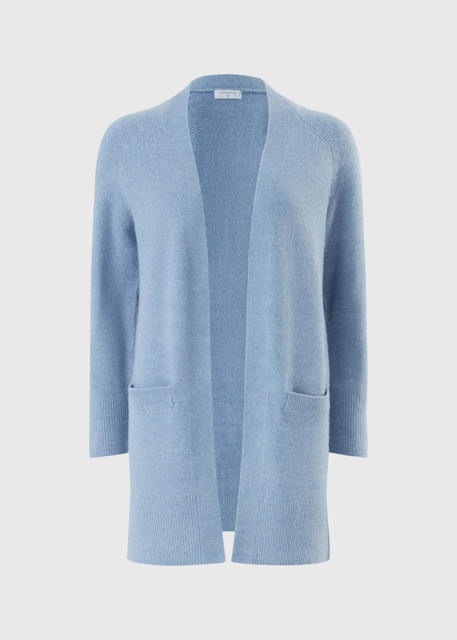 Women's Statement Denim Blue Cardigan