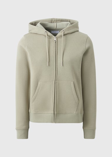 Sage Green Zip Up Hoodie